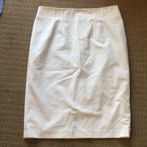 White pencil skirt